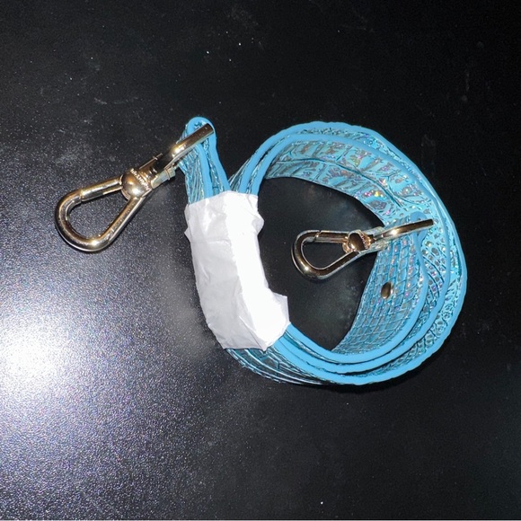 Brahmin Caroline Arctic Blue Melbourne Genuine Leather Large Satchel Purse New - Picture 11 of 16